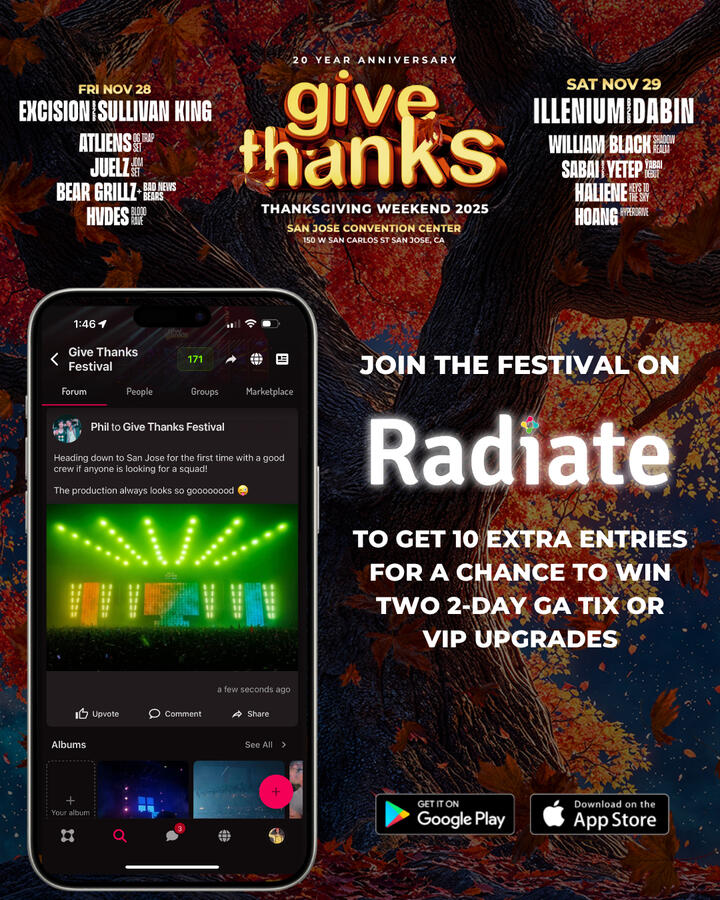 GiveThanks x Radiate